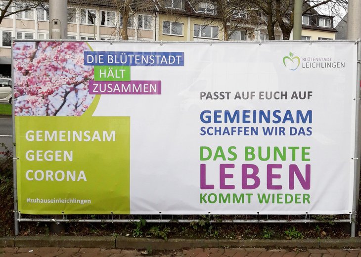 Link: Banner-Kampagne der Stadtverwaltung wird mit neuem Slogan fortgesetzt