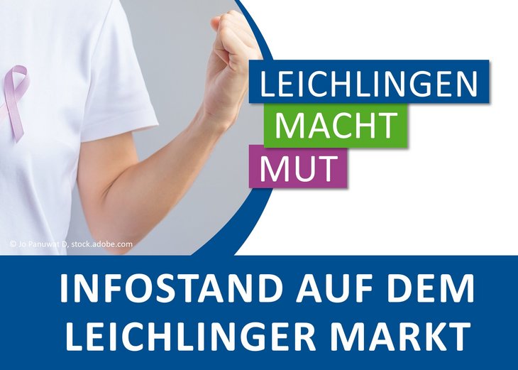4. Februar: Infostand am Weltkrebstag mit BM Winter und Tanja Knoll