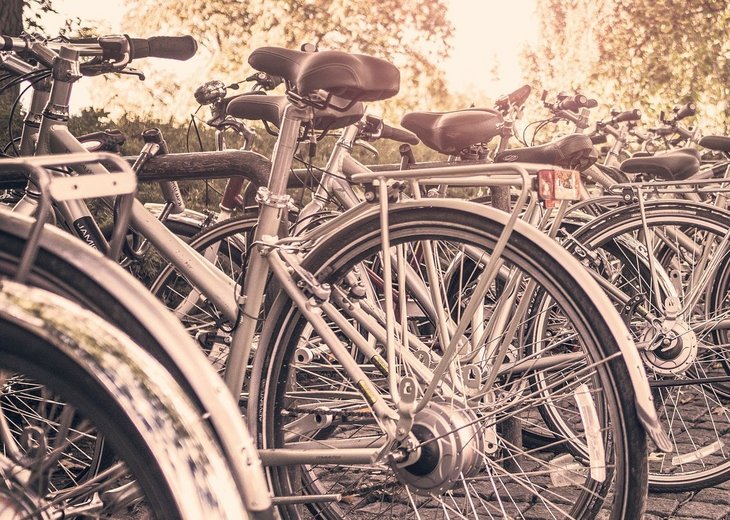 Link: Aufräumen am Fahrradständer