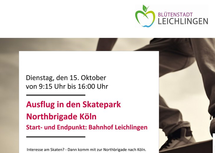 Link: Ausflug in den Skatepark Northbrigade Köln