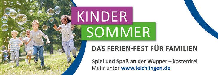 Link: Link: Spiel und Spaß für die ganze Familie beim Kindersommer am 22. Juli