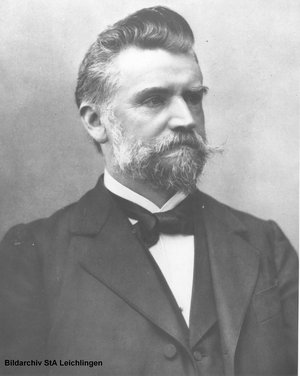 Julius Pohlig um 1900 (Quelle: Bildarchiv StA Leichlingen)