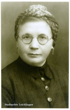 1924 als erste Frau in der Leichlinger Politik - Anna Käsler (Quelle: Stadtarchiv Leichlingen)