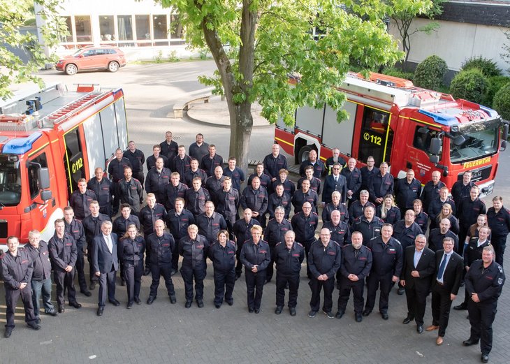 Link: Verleihung der Feuerwehr- und Katastrophenschutz-Einsatzmedaille des Landes NRW an die Leichlinger Feuerwehr