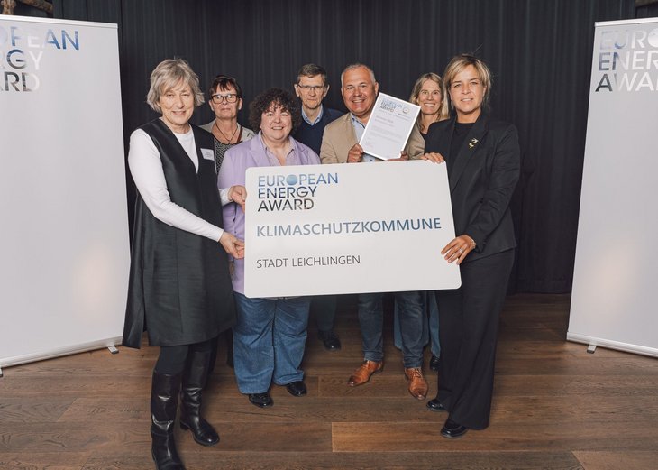 Blütenstadt Leichlingen erhält den European Energy Award