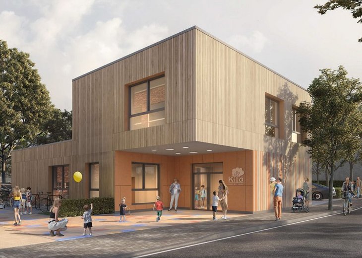Link: Kindertagesstätte und Neubau der OGS der GGS Uferstraße – Bauarbeiten starten