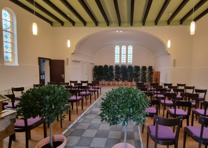 Link: Sanierung der Friedshofskapelle Witzhelden schreitet voran
