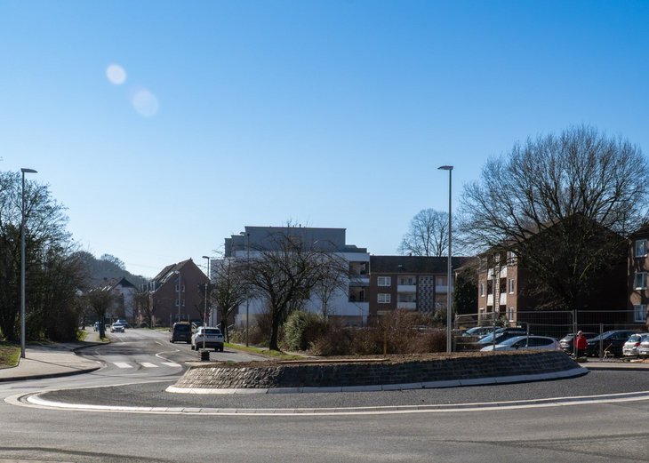 Link: Neuer Kreisverkehr Neukirchener Straße für beidseitigen Verkehr geöffnet