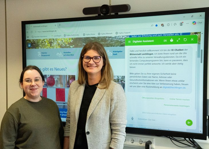 Link: Stadt Leichlingen führt KI-Chatbot auf städtischer Website ein
